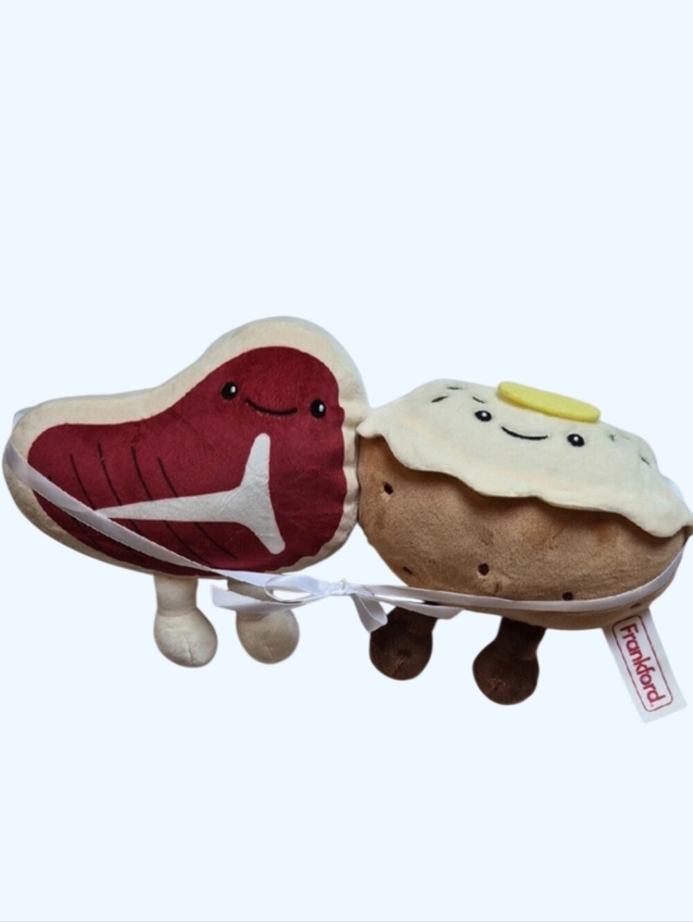 Frankford Steak and Potato Valentine Plush Gummy Hearts Candy Stuffed Toy-OS